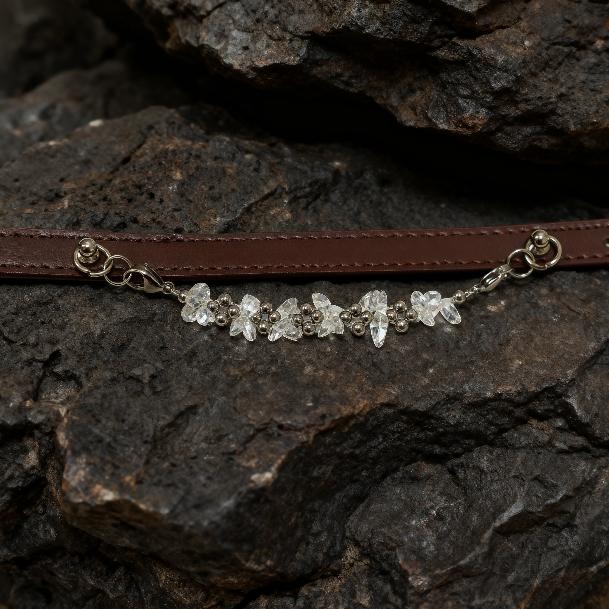 🐾 Pure Guardian | White crystal pet collar, return to the pure original heart of love and companishment 🐾