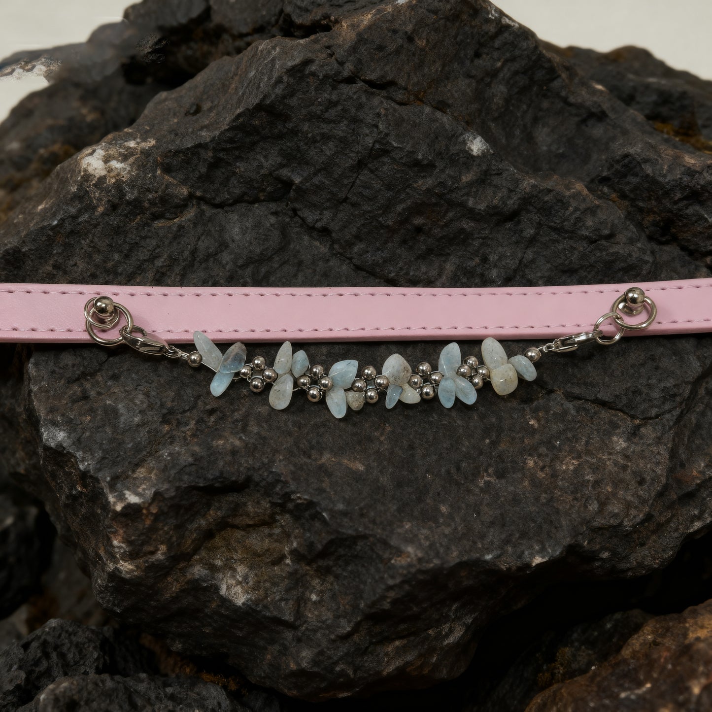 🐾 Dream guardian | moonstone pet collar, the quiet moonlight is tied to the neck, protect the sleep 🐾