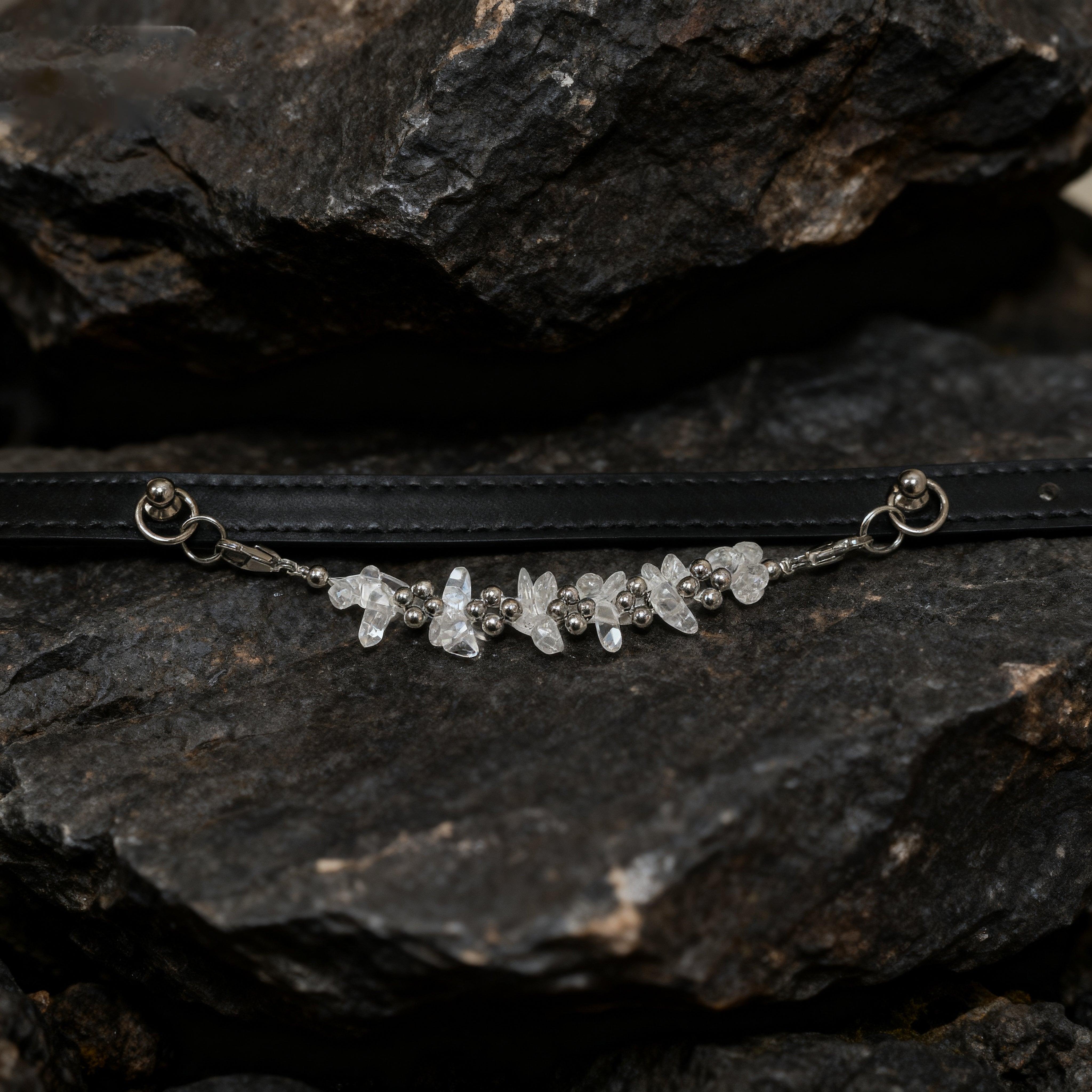 🐾 Pure Guardian | White crystal pet collar, return to the pure original heart of love and companishment 🐾