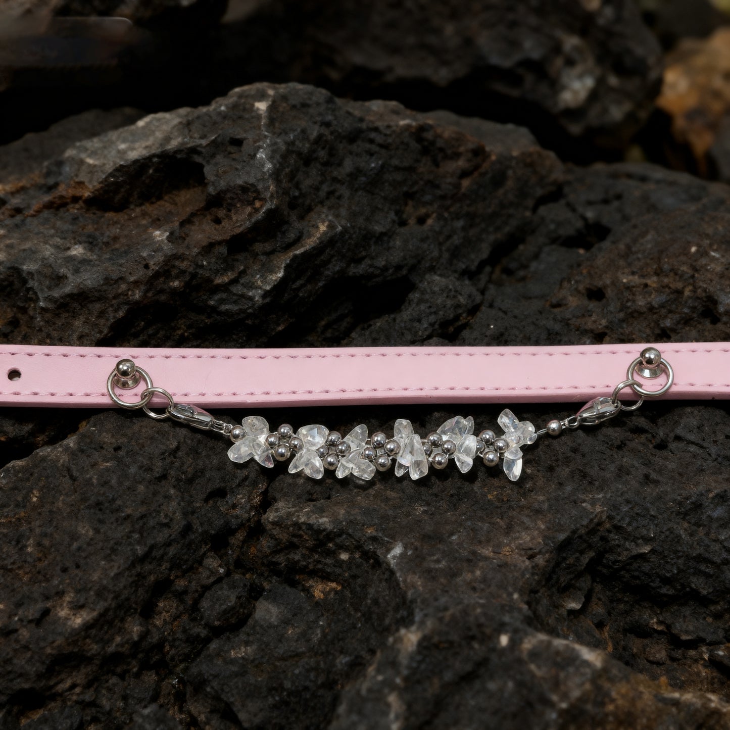 🐾 Pure Guardian | White crystal pet collar, return to the pure original heart of love and companishment 🐾