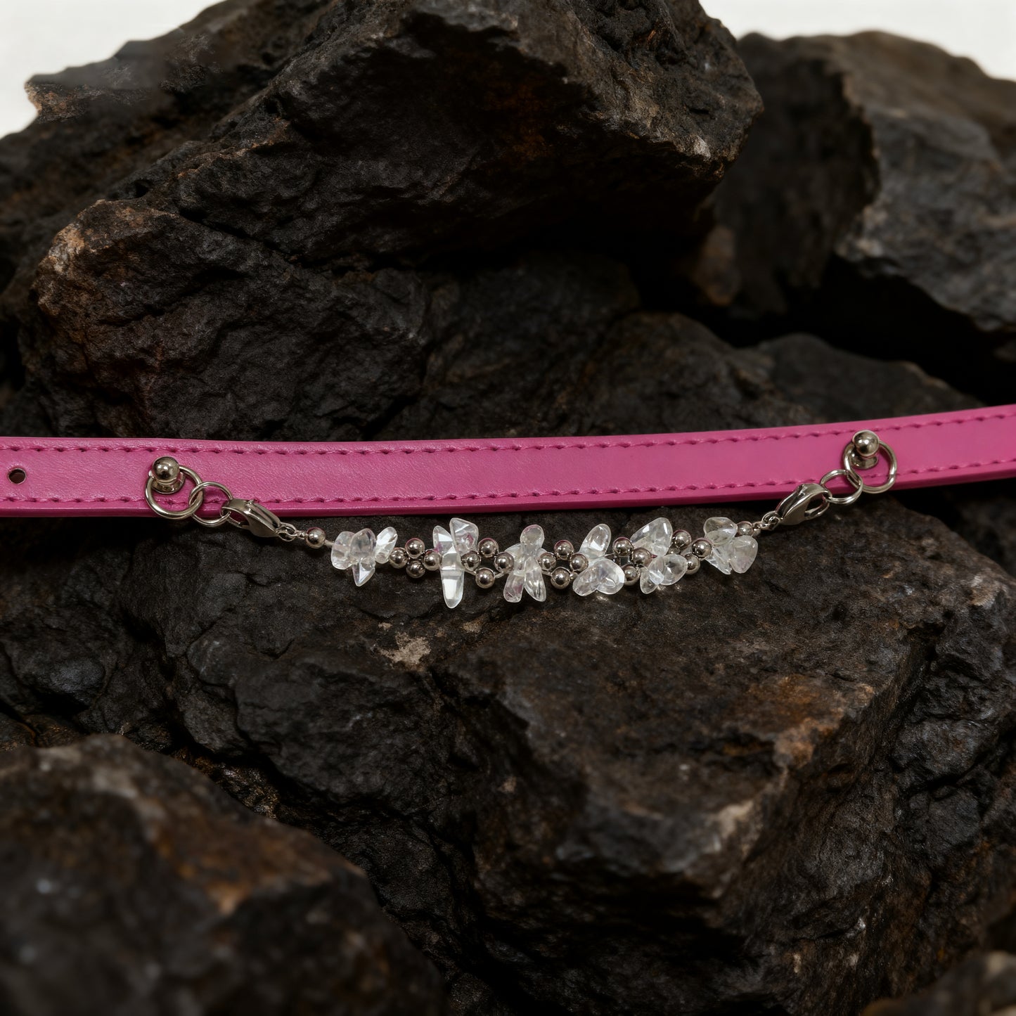 🐾 Pure Guardian | White crystal pet collar, return to the pure original heart of love and companishment 🐾