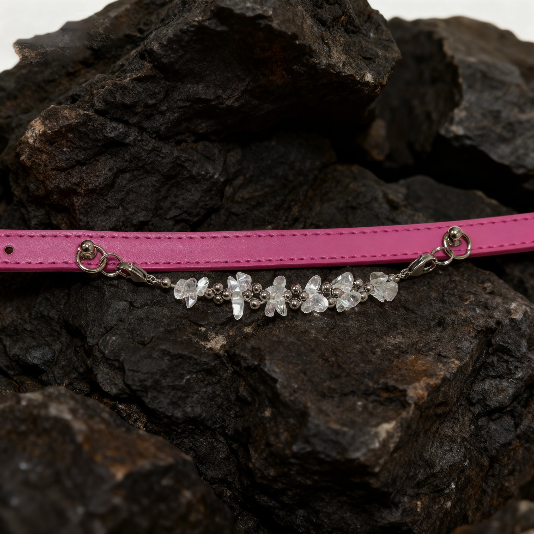 🐾 Pure Guardian | White crystal pet collar, return to the pure original heart of love and companishment 🐾