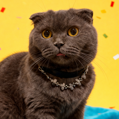 🐾 Dream guardian | moonstone pet collar, the quiet moonlight is tied to the neck, protect the sleep 🐾